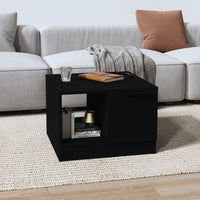 Thumbnail for Couchtisch Schwarz 50x50x36 cm Holzwerkstoff