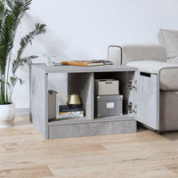 Thumbnail for Couchtisch Betongrau 50x50x36 cm Holzwerkstoff