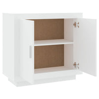 Thumbnail for Sideboard Weiß 80x40x75 cm Holzwerkstoff