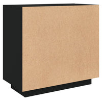 Thumbnail for Sideboard Schwarz 80x40x75 cm Holzwerkstoff