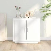 Thumbnail for Sideboard Hochglanz-Weiß 80x40x75 cm Holzwerkstoff