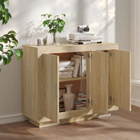 Thumbnail for Sideboard Sonoma-Eiche 92x35x75 cm Holzwerkstoff