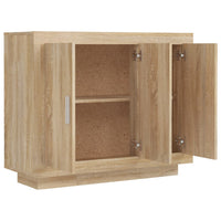 Thumbnail for Sideboard Sonoma-Eiche 92x35x75 cm Holzwerkstoff