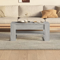 Thumbnail for Couchtisch Grau Sonoma 102x55x45 cm Holzwerkstoff