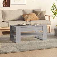 Thumbnail for Couchtisch Grau Sonoma 102x55x45 cm Holzwerkstoff