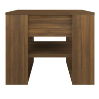 Thumbnail for Couchtisch Braun Eichen-Optik 55,5x55x45 cm Holzwerkstoff