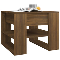 Thumbnail for Couchtisch Braun Eichen-Optik 55,5x55x45 cm Holzwerkstoff