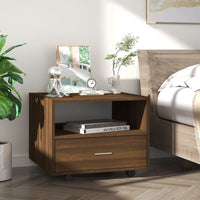 Thumbnail for Couchtisch Braun Eichen-Optik 55x55x40 cm Holzwerkstoff