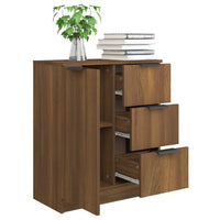 Thumbnail for Sideboard Braun Eichen-Optik 60x30x70 cm Holzwerkstoff