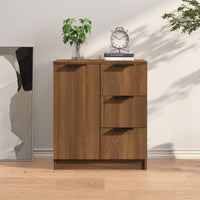 Thumbnail for Sideboard Braun Eichen-Optik 60x30x70 cm Holzwerkstoff