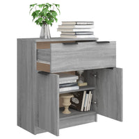 Thumbnail for Sideboard Grau Sonoma 60x30x70 cm Holzwerkstoff