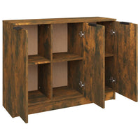 Thumbnail for Sideboard Räuchereiche 90,5x30x70 cm Holzwerkstoff