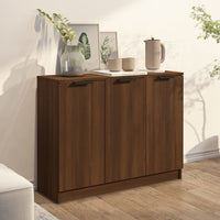 Thumbnail for Sideboard Braun Eichen-Optik 90,5x30x70 cm Holzwerkstoff
