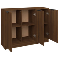 Thumbnail for Sideboard Braun Eichen-Optik 90,5x30x70 cm Holzwerkstoff