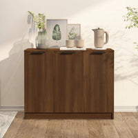 Thumbnail for Sideboard Braun Eichen-Optik 90,5x30x70 cm Holzwerkstoff