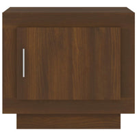 Thumbnail for Couchtisch Braun Eichen-Optik 51x50x45 cm Holzwerkstoff