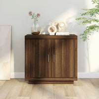 Thumbnail for Sideboard Braun Eichen-Optik 80x40x75 cm Holzwerkstoff