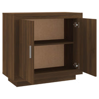 Thumbnail for Sideboard Braun Eichen-Optik 80x40x75 cm Holzwerkstoff