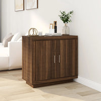 Thumbnail for Sideboard Braun Eichen-Optik 80x40x75 cm Holzwerkstoff