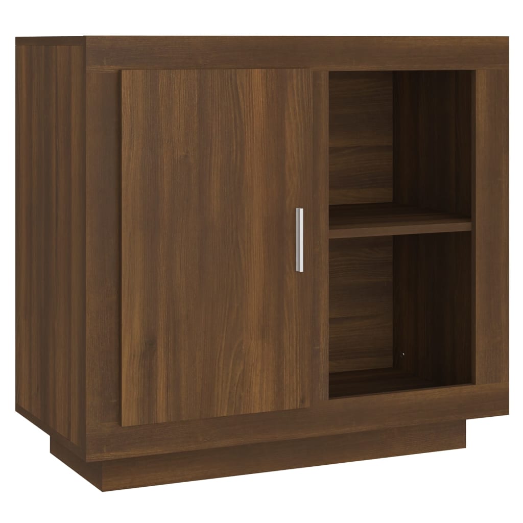 Sideboard Braun Eichen-Optik 80x40x75 cm