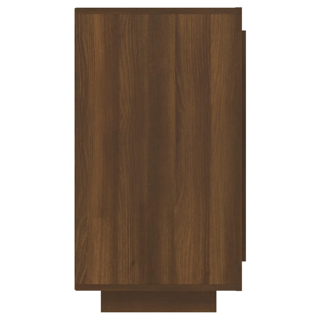 Sideboard Braun Eichen-Optik 80x40x75 cm