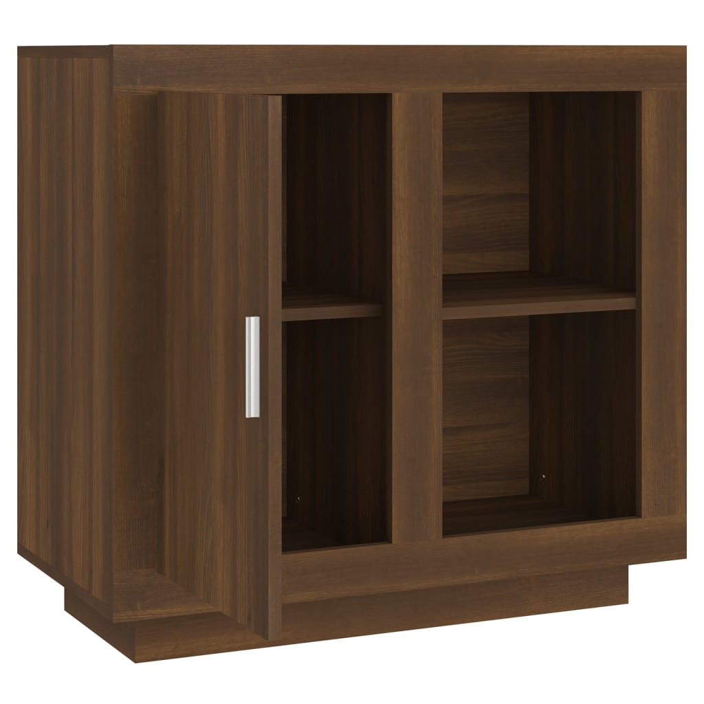 Sideboard Braun Eichen-Optik 80x40x75 cm