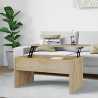 Thumbnail for Couchtisch Sonoma-Eiche 80x50,5x41,5 cm Holzwerkstoff
