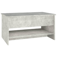 Thumbnail for Couchtisch Betongrau 80x50x40 cm Holzwerkstoff
