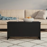 Thumbnail for Couchtisch Schwarz 102x55,5x52,5 cm Holzwerkstoff