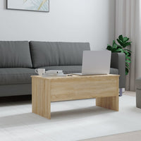 Thumbnail for Couchtisch Sonoma-Eiche 102x50,5x46,5 cm Holzwerkstoff