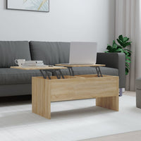 Thumbnail for Couchtisch Sonoma-Eiche 102x50,5x46,5 cm Holzwerkstoff