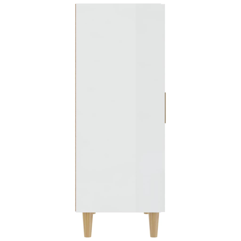 Sideboard Hochglanz-Weiß 70x34x90 cm Holzwerkstoff