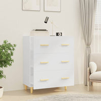 Thumbnail for Sideboard Weiß 70x34x90 cm Holzwerkstoff