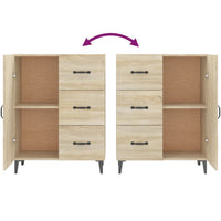 Thumbnail for Sideboard Sonoma-Eiche 69,5x34x90 cm Holzwerkstoff