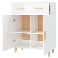 Thumbnail for Sideboard Hochglanz-Weiß 69,5x34x89 cm Holzwerkstoff