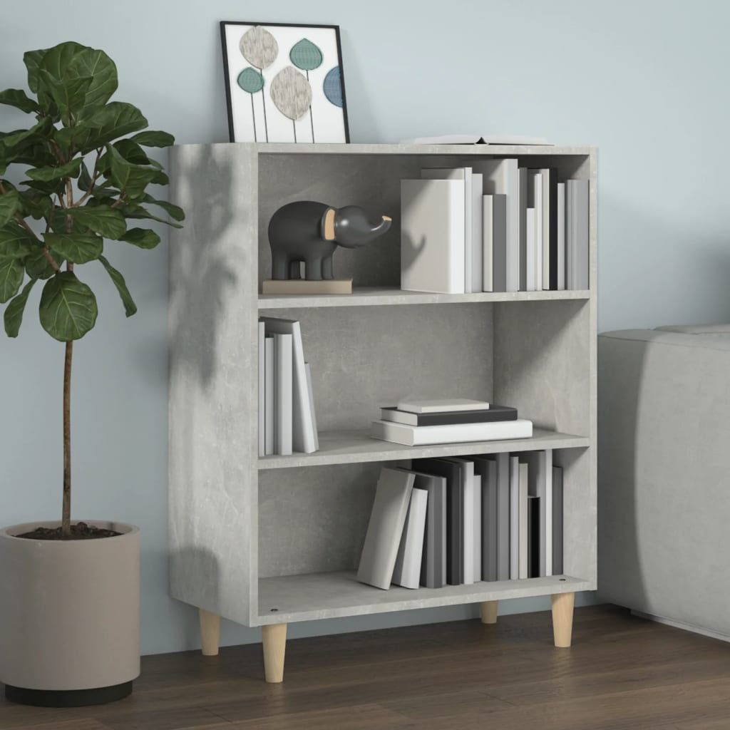 Sideboard Betongrau 69,5x32,5x90 cm Holzwerkstoff