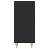 Thumbnail for Sideboard Schwarz 90x34x80 cm Holzwerkstoff
