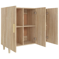 Thumbnail for Sideboard Sonoma-Eiche 90x34x80 cm Holzwerkstoff