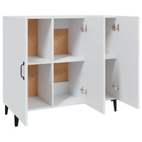 Thumbnail for Sideboard Weiß 90x34x80 cm Holzwerkstoff