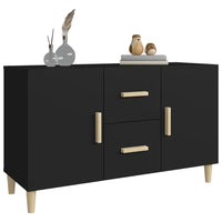 Thumbnail for Sideboard Schwarz 100x36x60 cm Holzwerkstoff