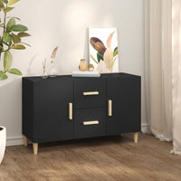 Thumbnail for Sideboard Schwarz 100x36x60 cm Holzwerkstoff