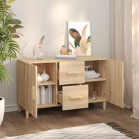 Thumbnail for Sideboard Sonoma-Eiche 100x36x60 cm Holzwerkstoff