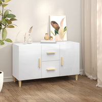 Thumbnail for Sideboard Hochglanz-Weiß 100x36x60 cm Holzwerkstoff