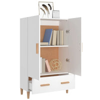Thumbnail for Highboard Weiß 70x31x115 cm Holzwerkstoff