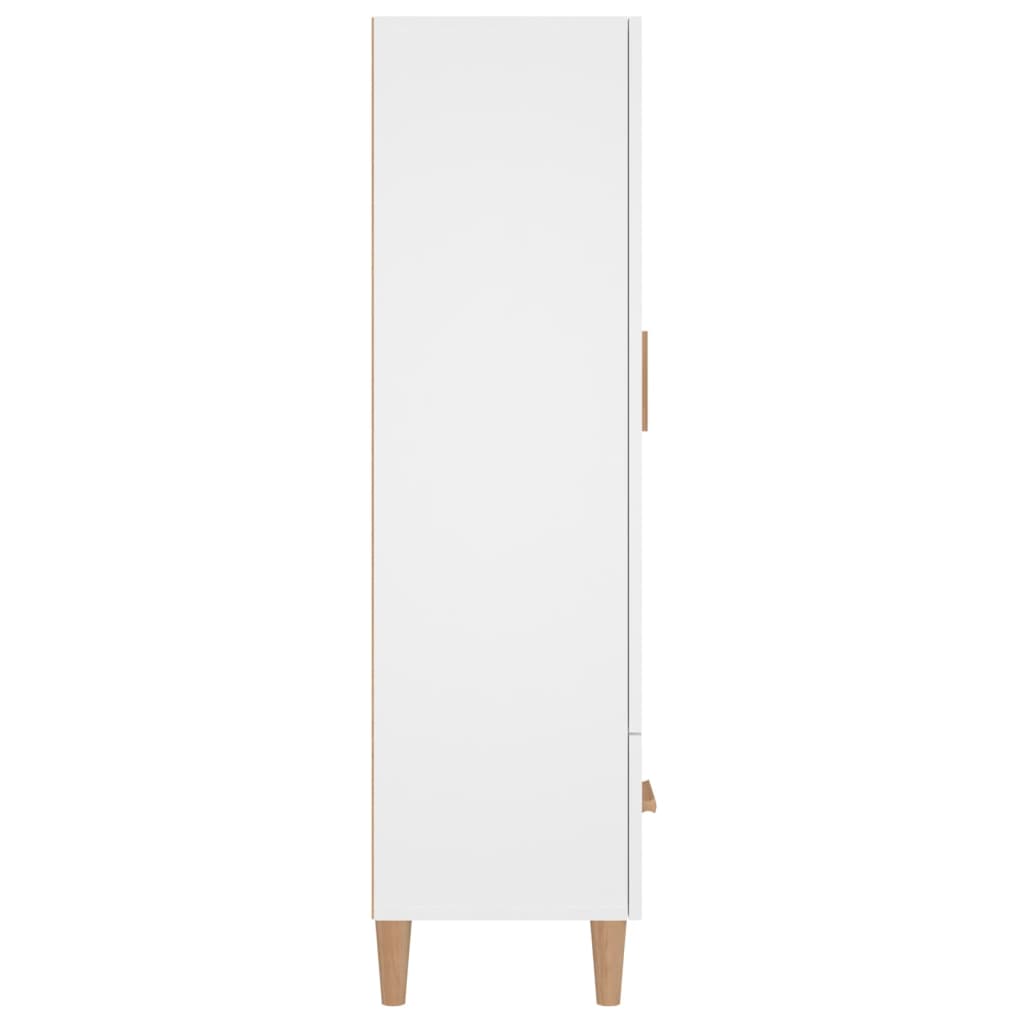 Highboard Weiß 70x31x115 cm Holzwerkstoff