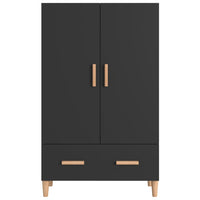 Thumbnail for Highboard Schwarz 70x31x115 cm Holzwerkstoff