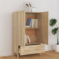 Thumbnail for Highboard Sonoma-Eiche 70x31x115 cm Holzwerkstoff