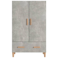 Thumbnail for Highboard Betongrau 70x31x115 cm Holzwerkstoff