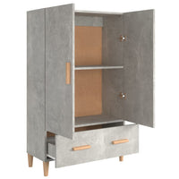 Thumbnail for Highboard Betongrau 70x31x115 cm Holzwerkstoff