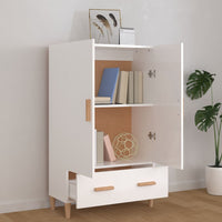 Thumbnail for Highboard Hochglanz-Weiß 70x31x115 cm Holzwerkstoff